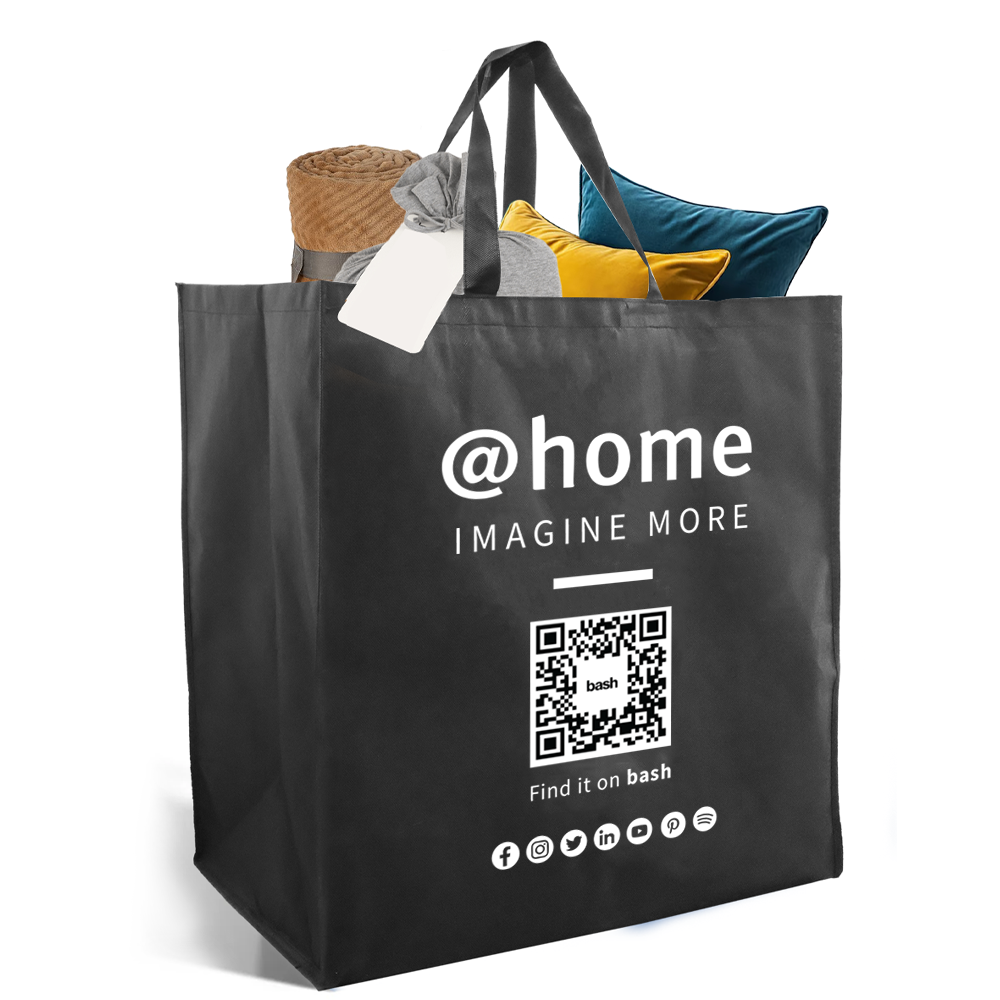 SHOP55 - XXL Reusable Non-Woven Shopping Bag | 70GSM, 76L