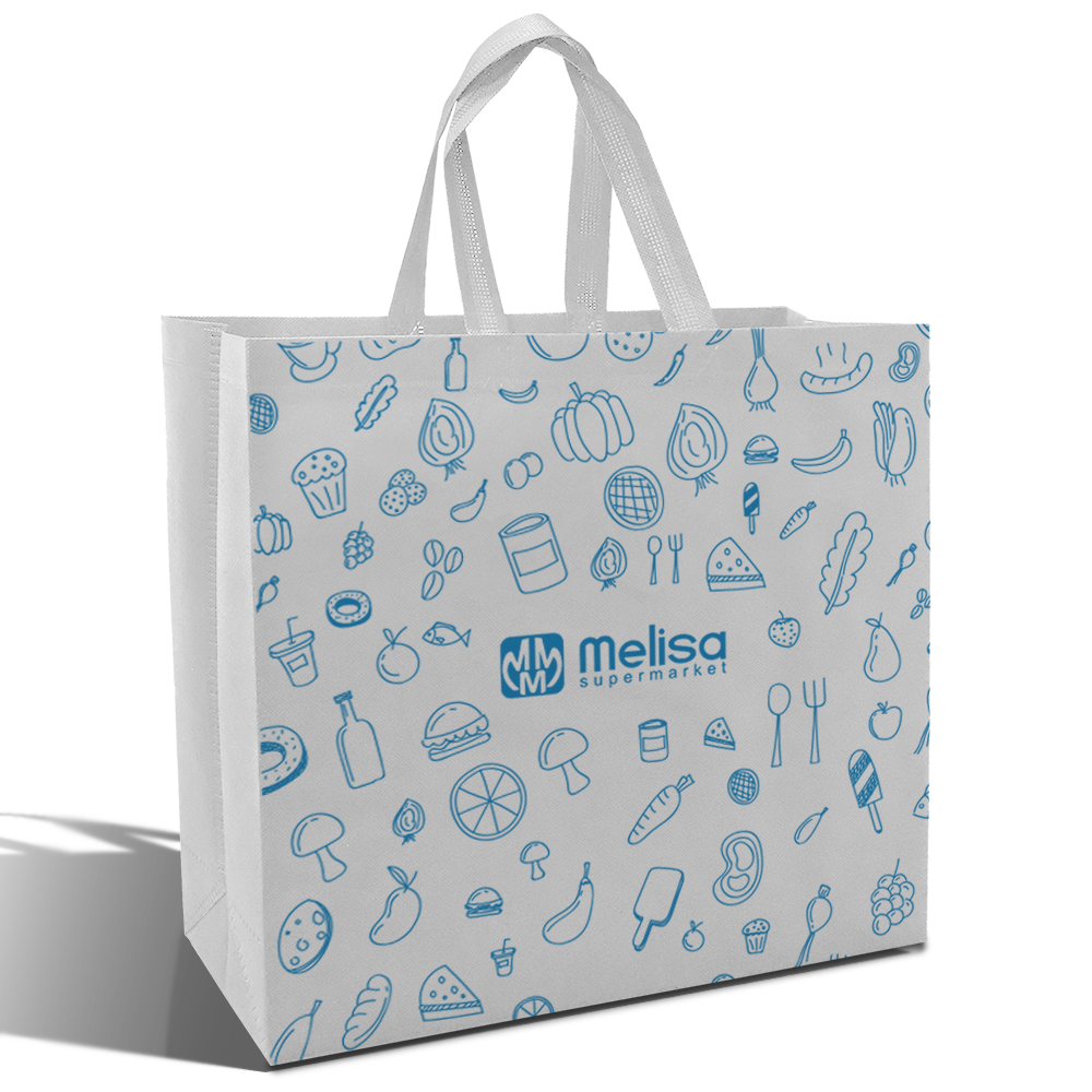 SHOP39 - Medium Reusable Non-Woven Shopping Bag | 70GSM, 18L