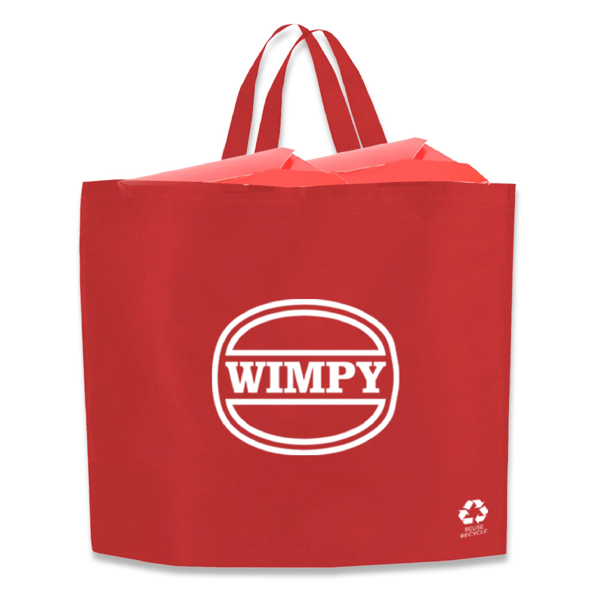SHOP40 - Large Reusable Non-Woven Shopping Bag | 70GSM, 29L