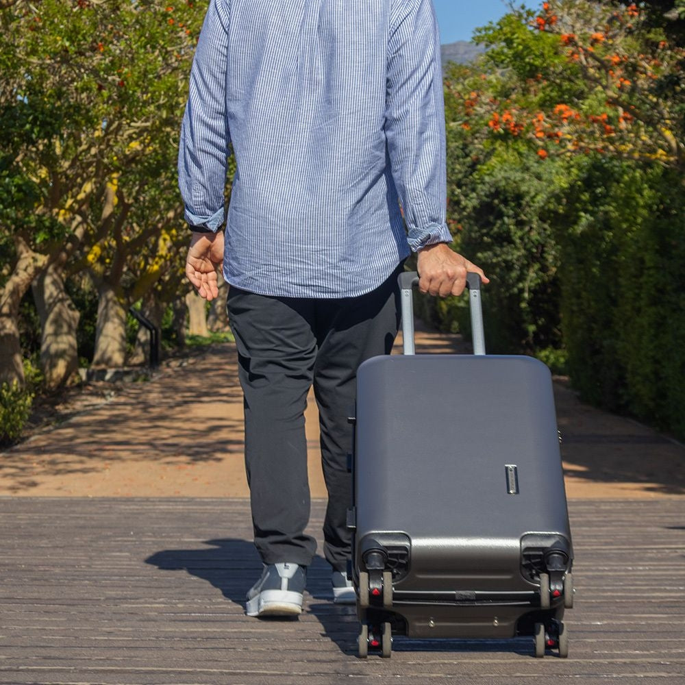 Sydney Anti-Scratch Hard Shell Carry-On Suitcase - Grey