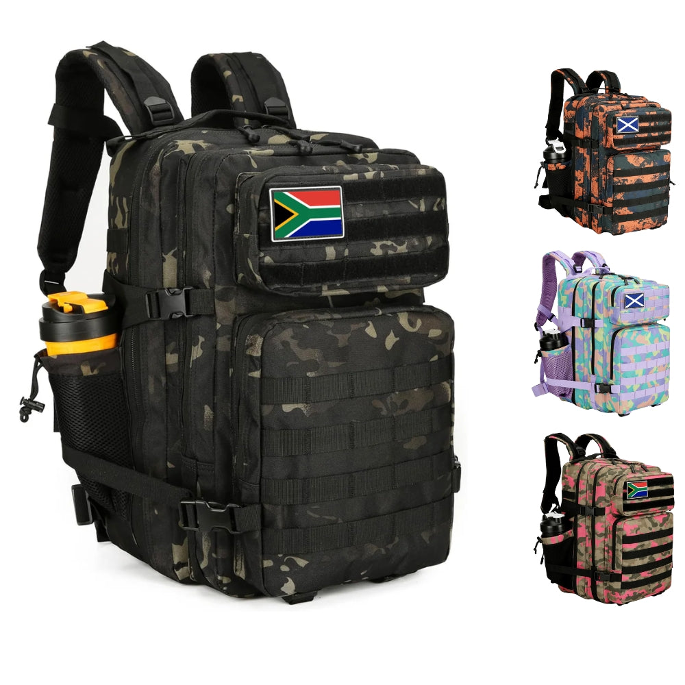 Tactical Water-Resistant Camouflage Backpack – 28L