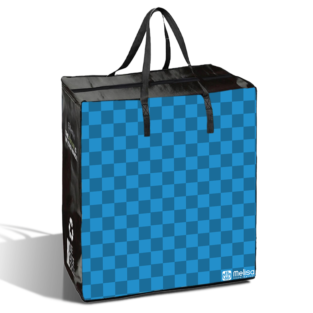 TAXI01 - Medium Assorted Design Laminated Taxi Shopping Bag with Zipper | 120GSM, 36L