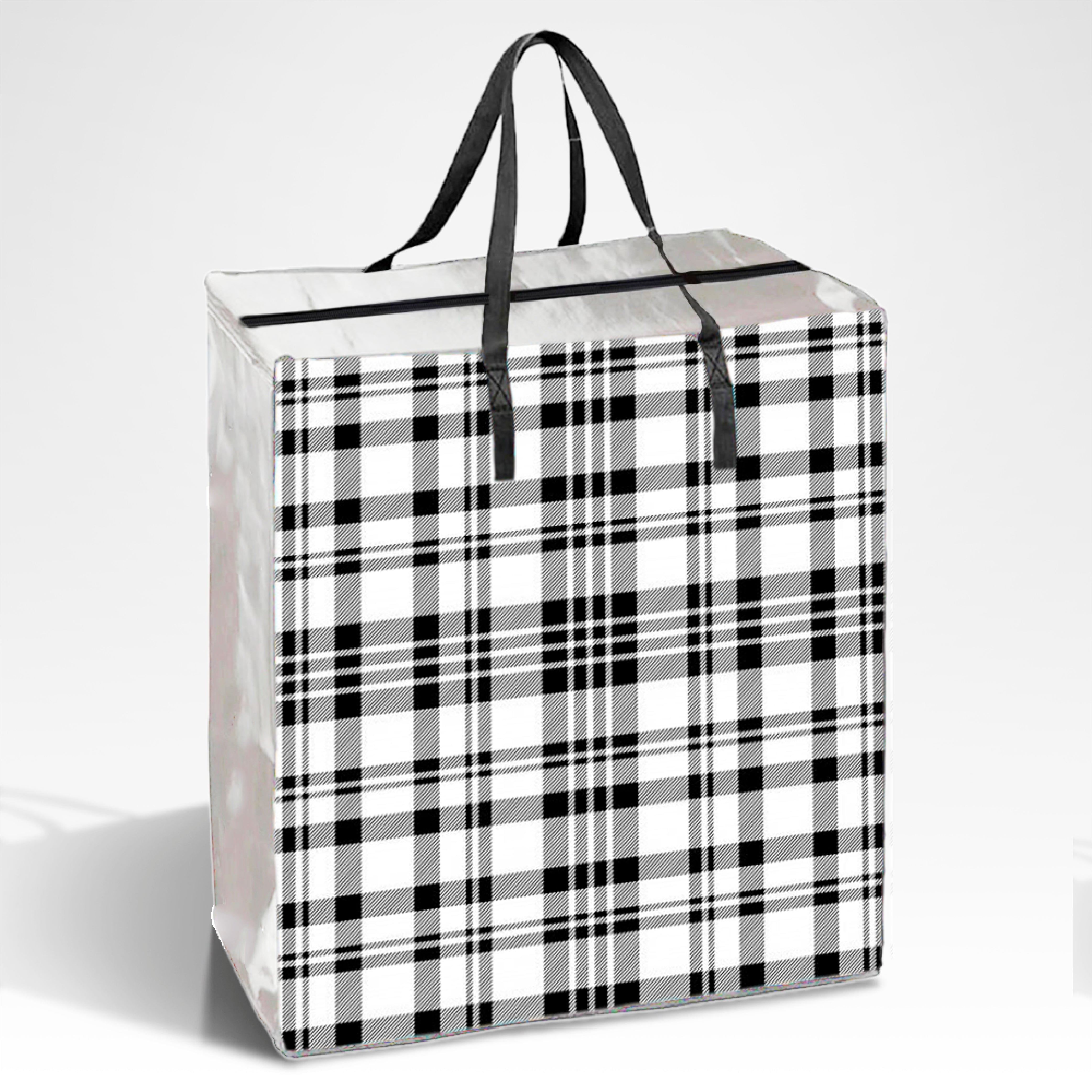 TAXI01 - Medium Assorted Design Laminated Taxi Shopping Bag with Zipper | 120GSM, 36L