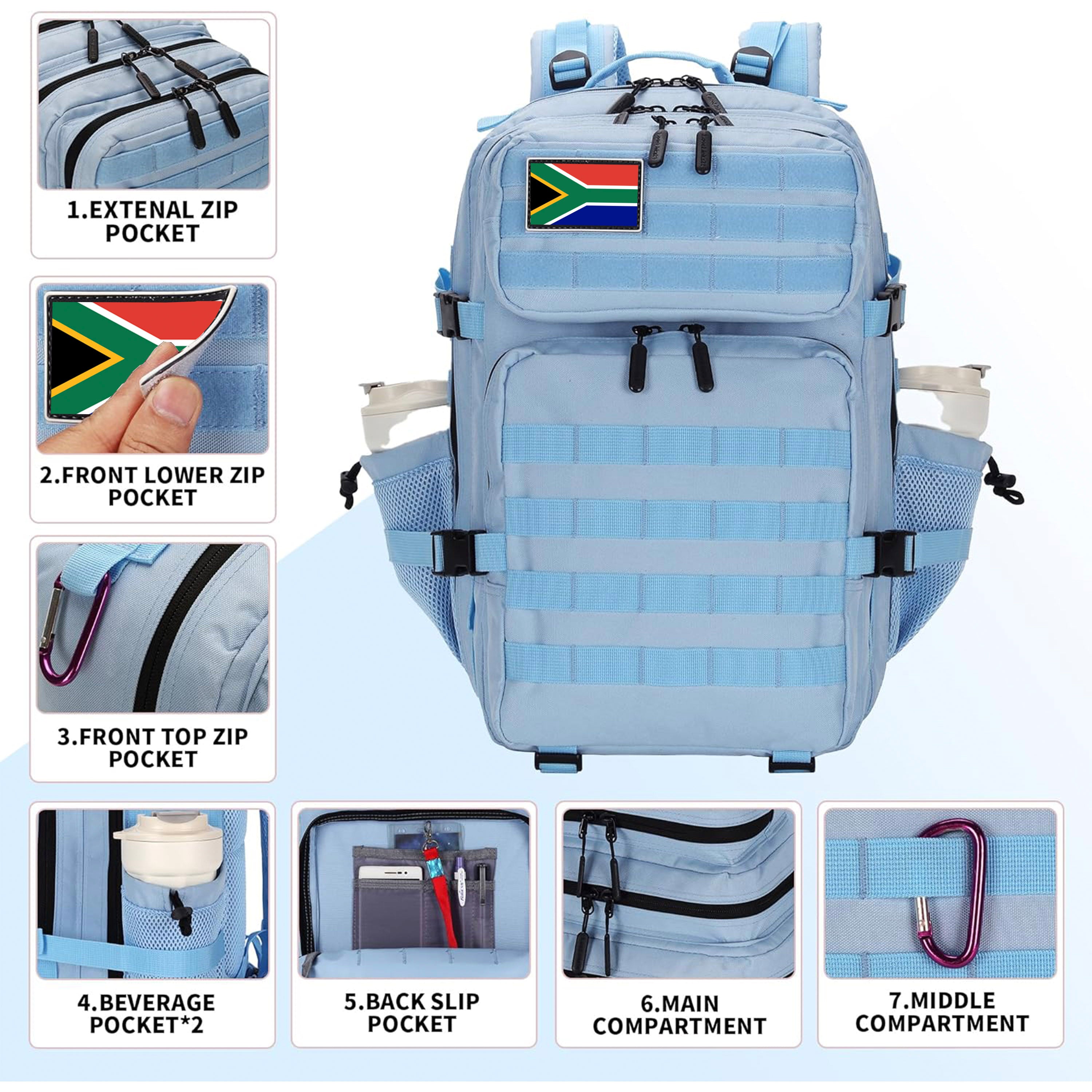 حقيبة ظهر تكتيكية مقاومة للماء - 28 لترًا