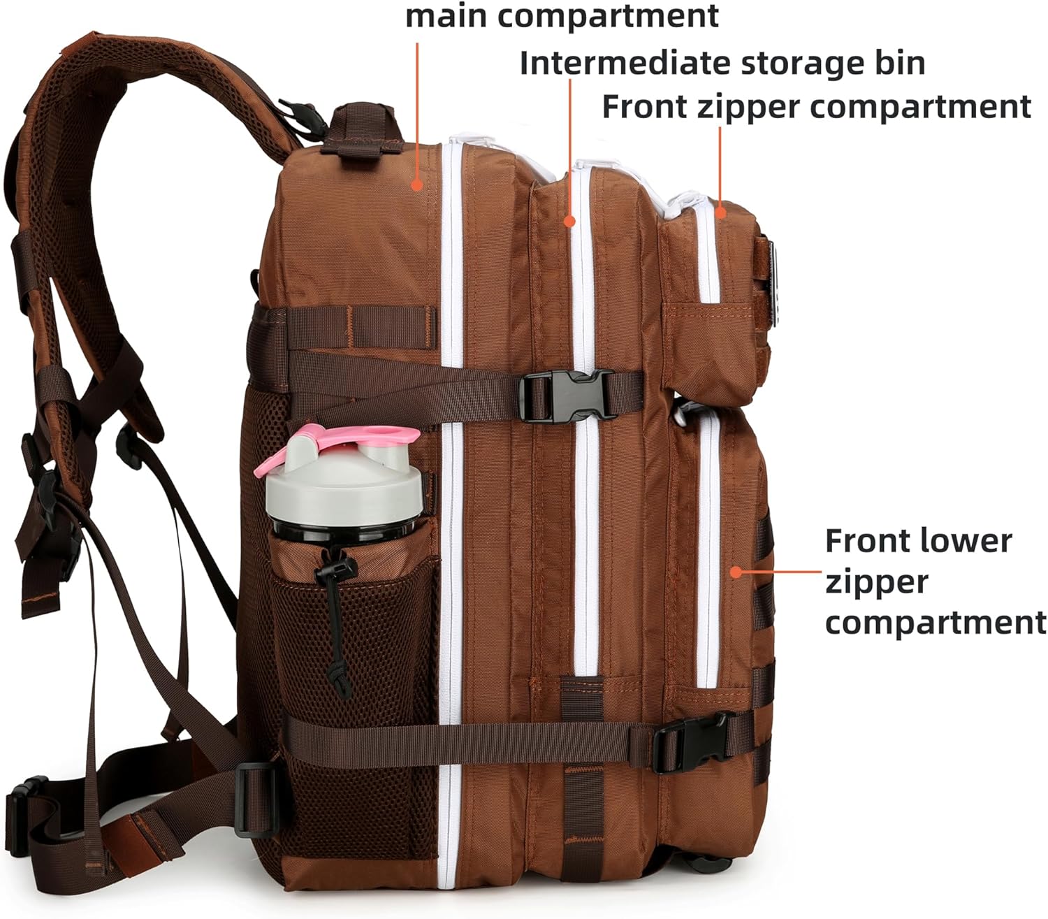 حقيبة ظهر تكتيكية مقاومة للماء - 28 لترًا