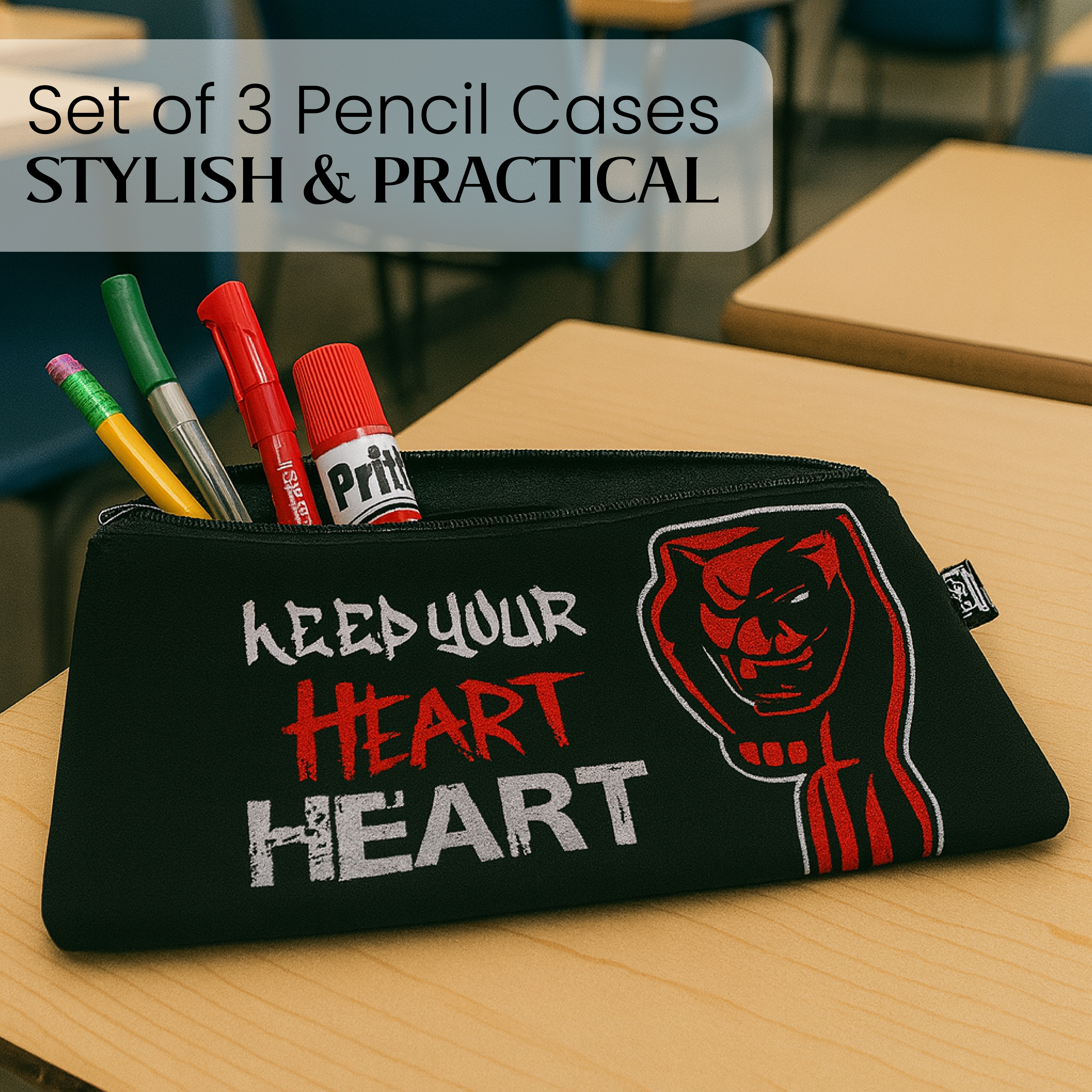 Estuche para lápices - 30 cm - Vuelta al cole