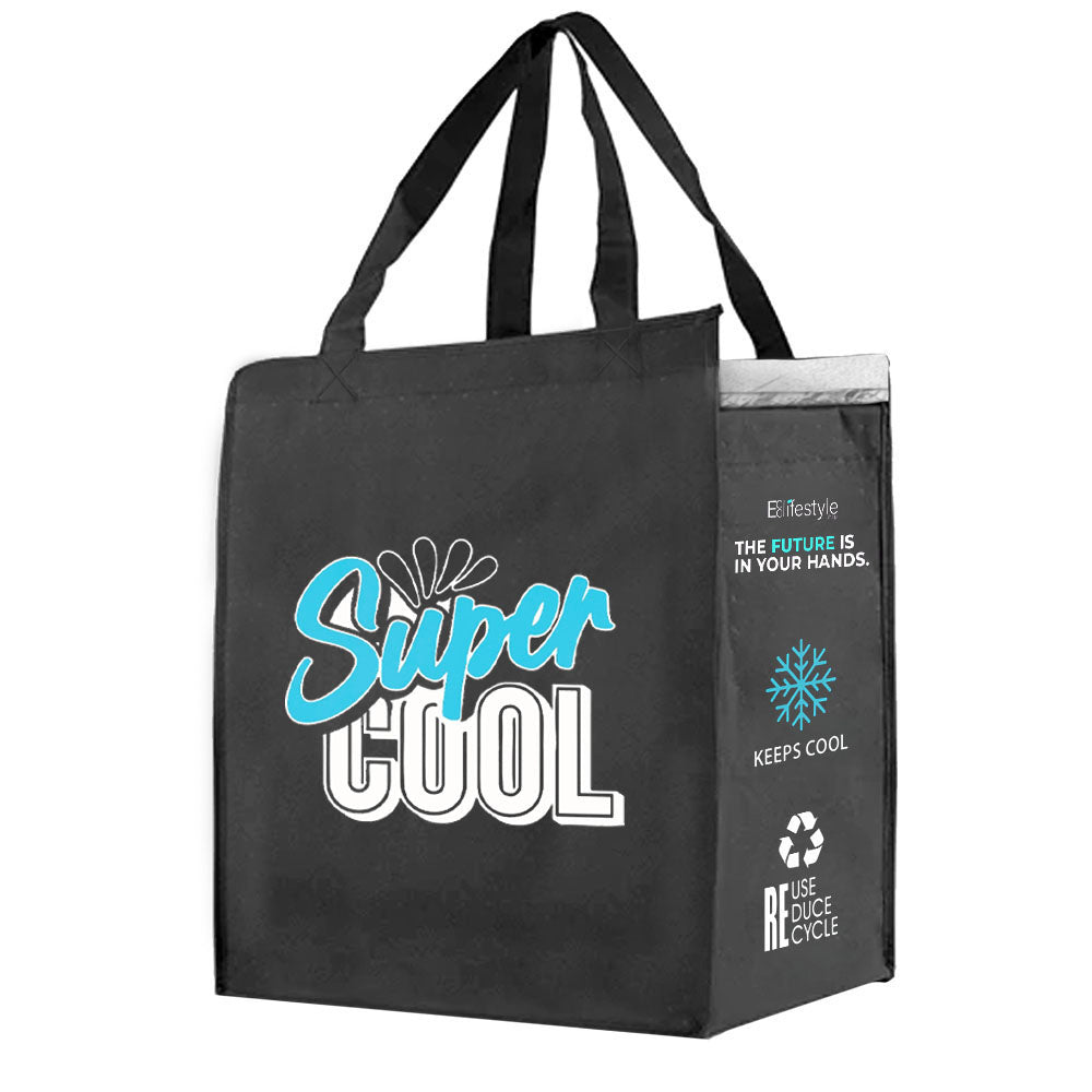 NWCO-1SC - Super Cool Reusable Non-Woven Cooler Shopping Bag | 70GSM, 29L