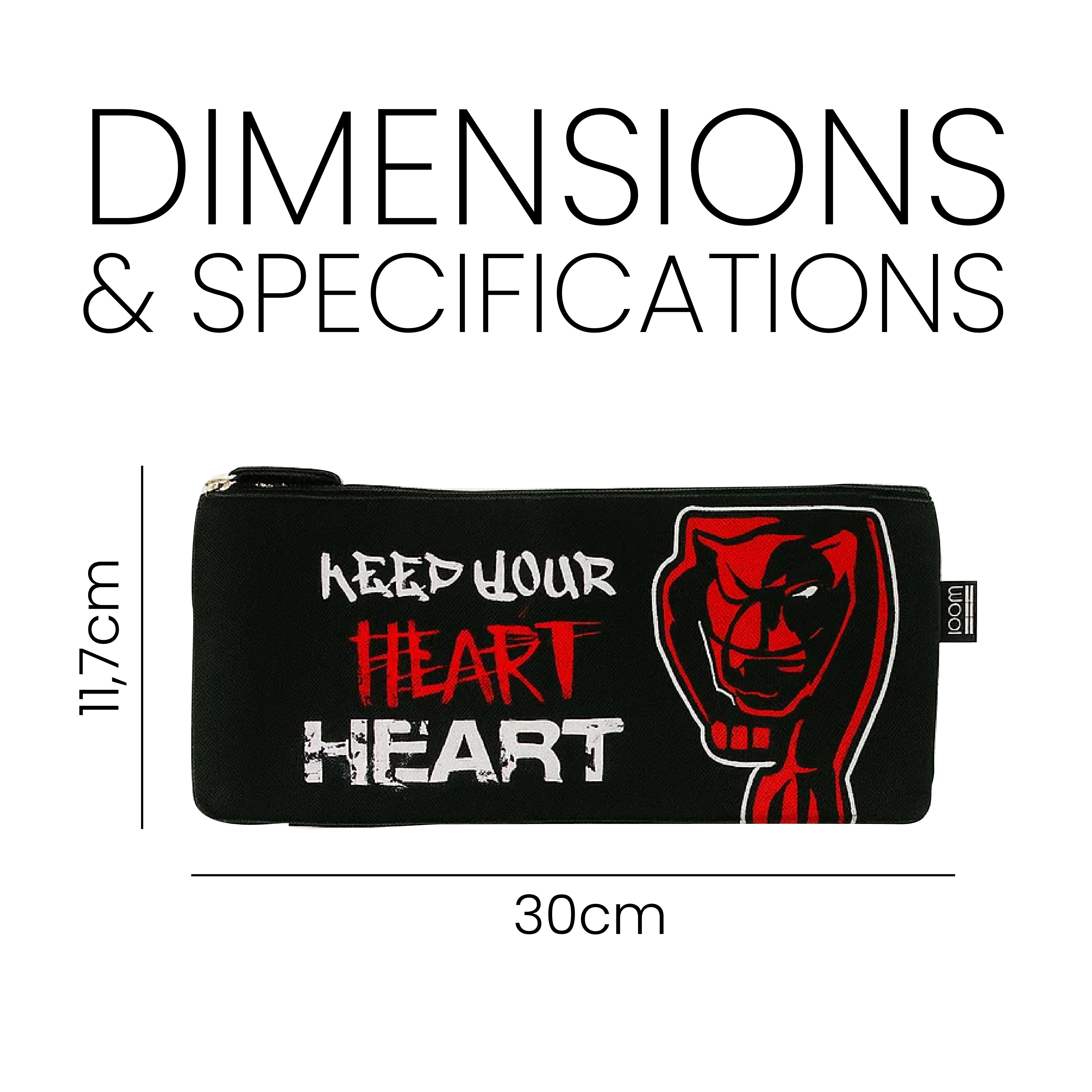 Estuche para lápices - 30 cm - Vuelta al cole