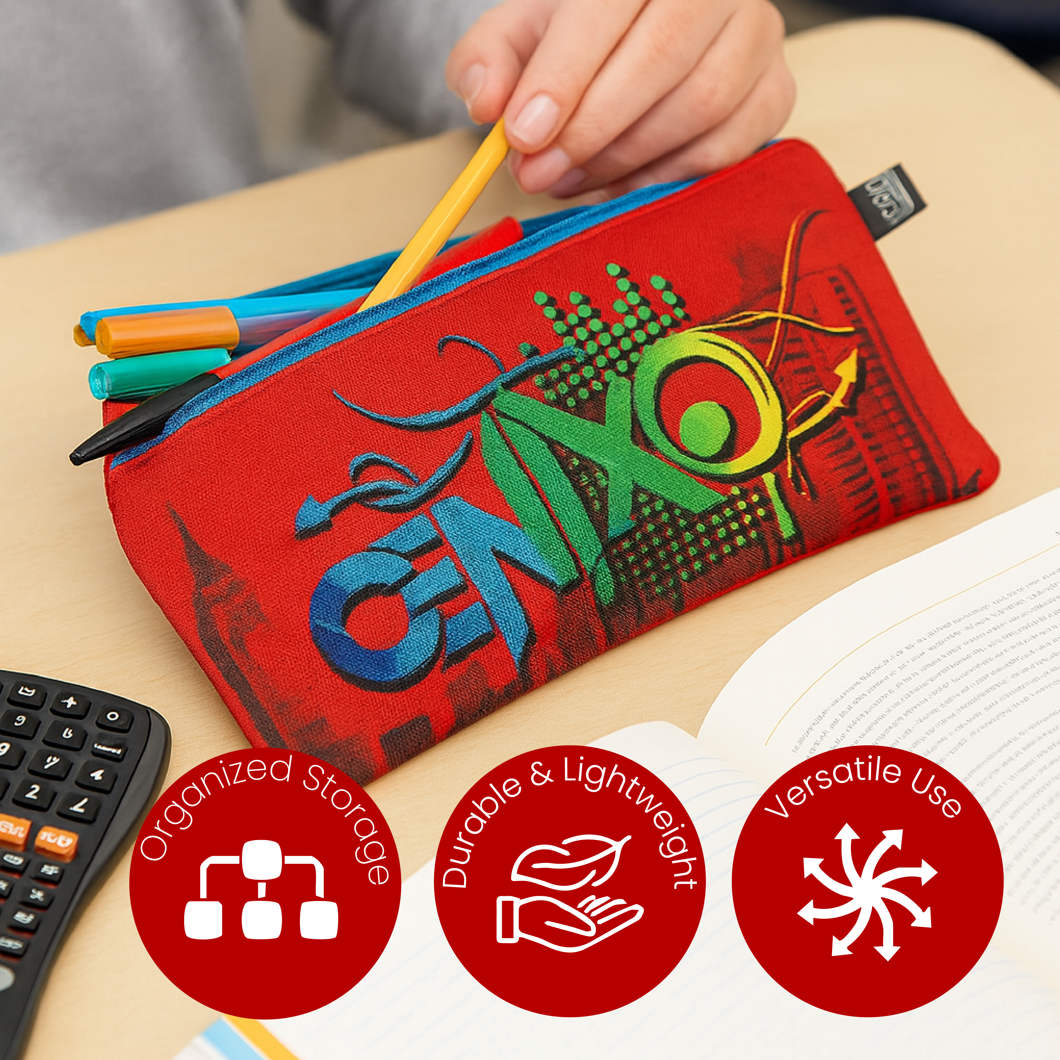 Estuche para lápices - 30 cm - Vuelta al cole