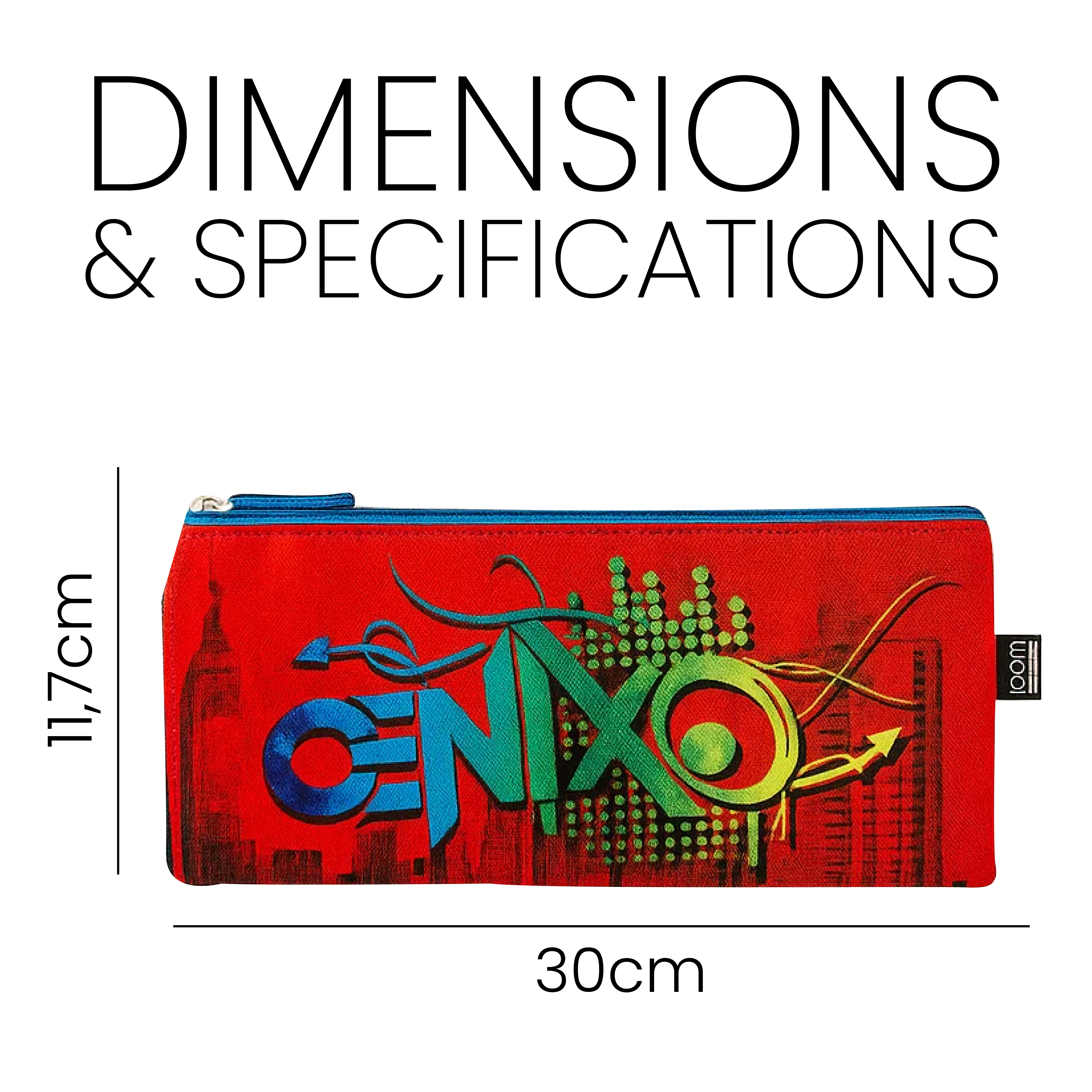 Estuche para lápices - 30 cm - Vuelta al cole