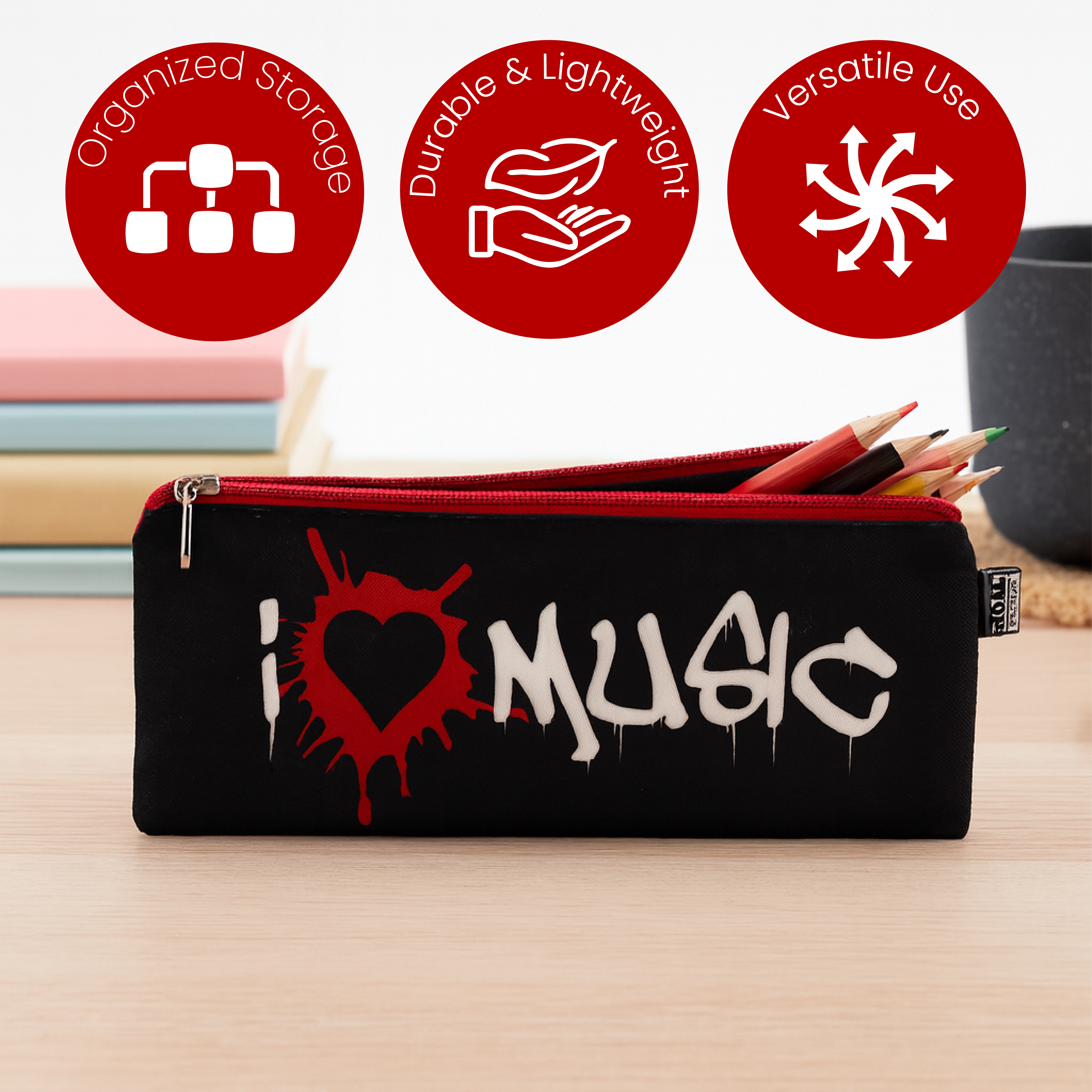 Estuche para lápices - 30 cm - Vuelta al cole