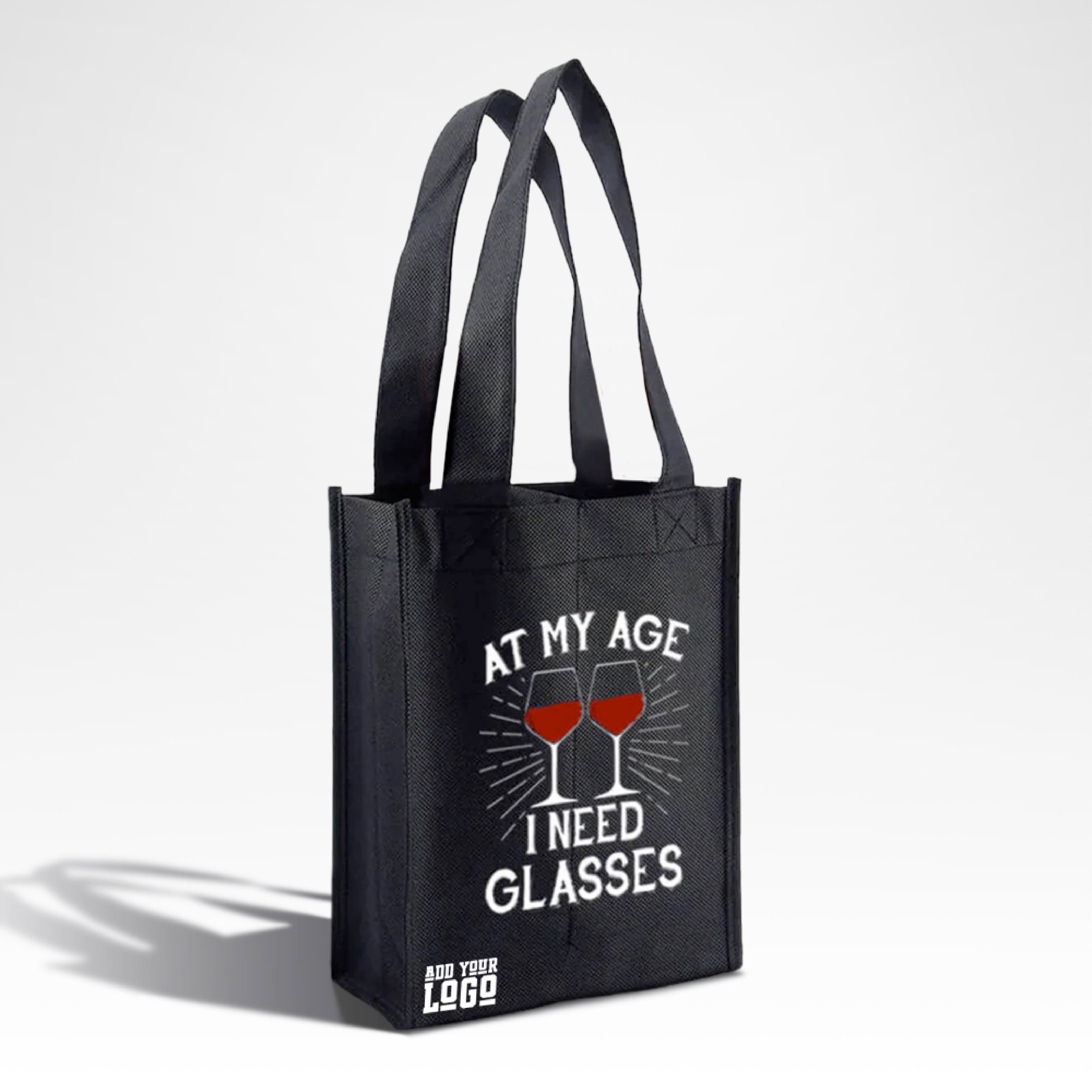 WSH01 - Reusable Wine Bag for 2 Bottles | 80GSM, 7.6L