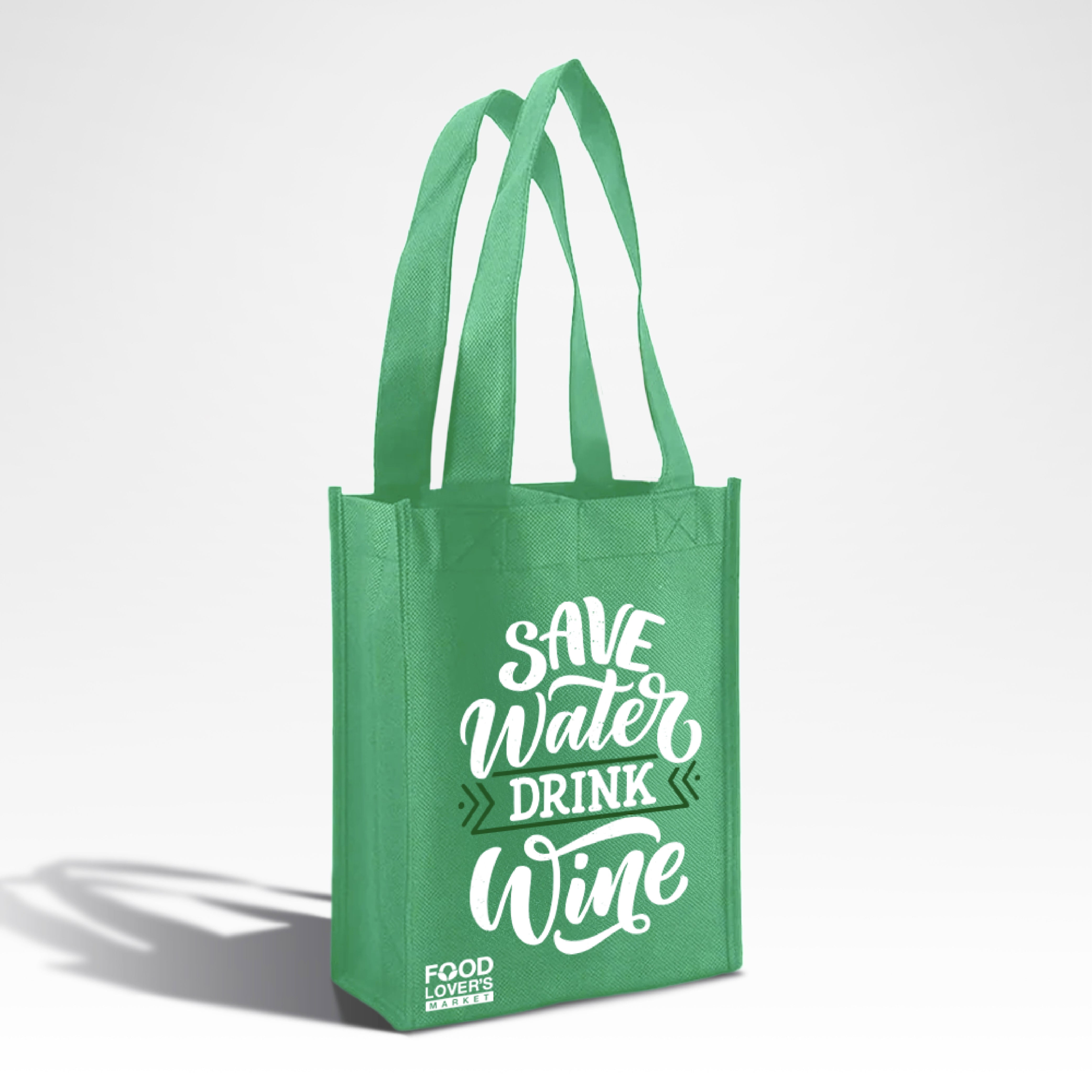 WSH01 - Reusable Wine Bag for 2 Bottles | 80GSM, 7.6L