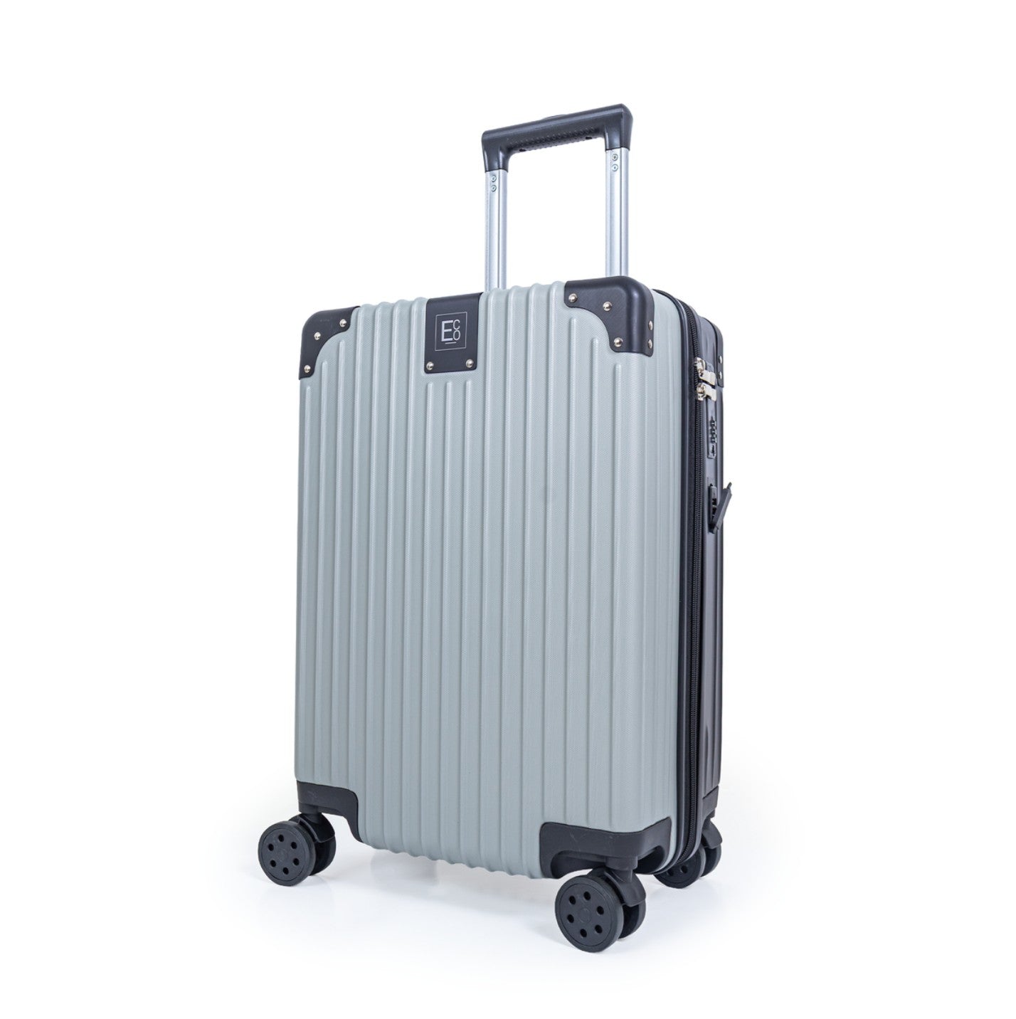 Berlin - Juego de 2 maletas rígidas con funda, color negro