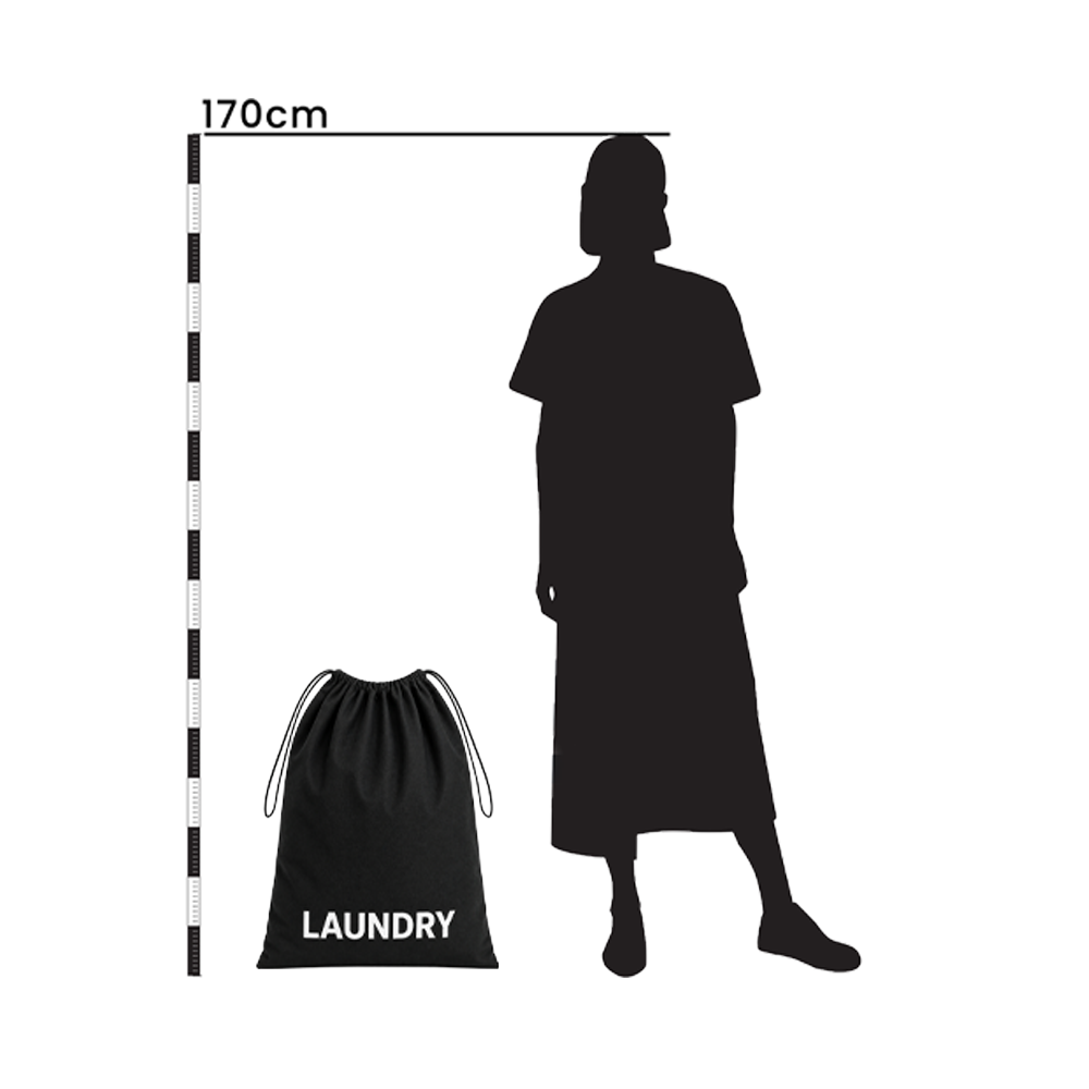 Hotel Laundry Bag - Black & White | 80GSM, 4L