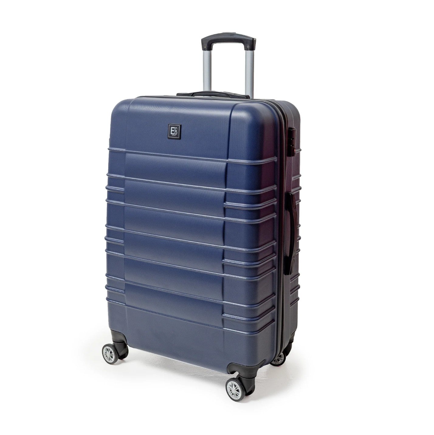 Santorini Hardshell Luggage Set - 360 Spinner Wheels - 4 Pieces - Navy