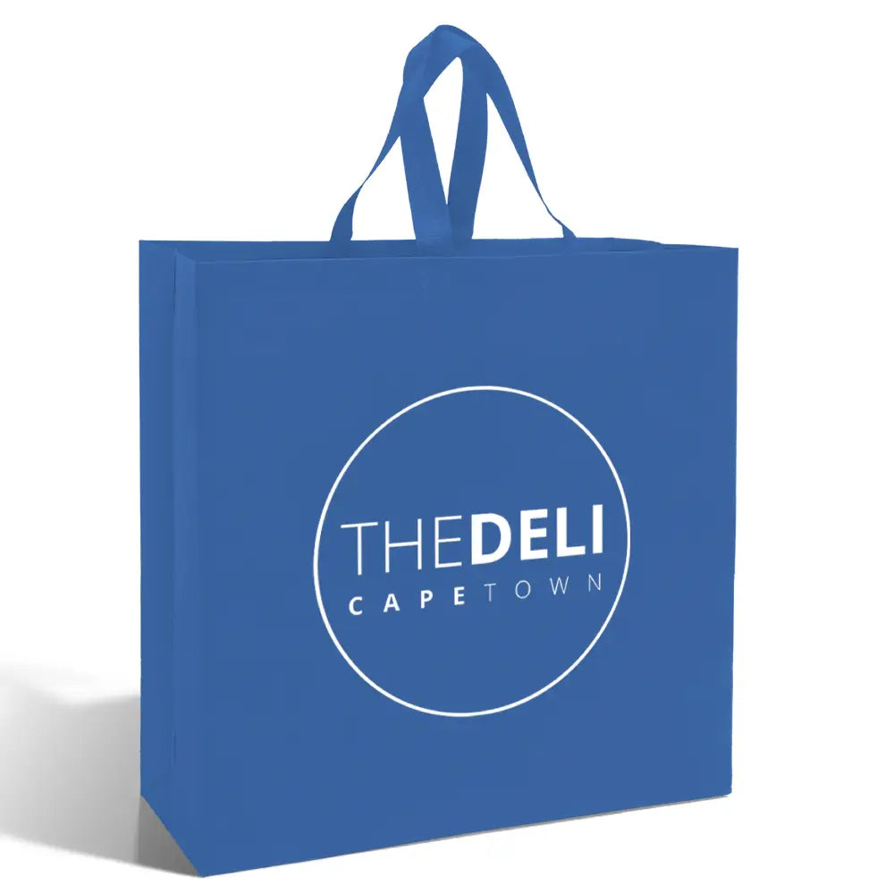 SHOP48 - XL Reusable Non-Woven Shopping Bag | 70GSM 30L Blue Non-Woven Bags