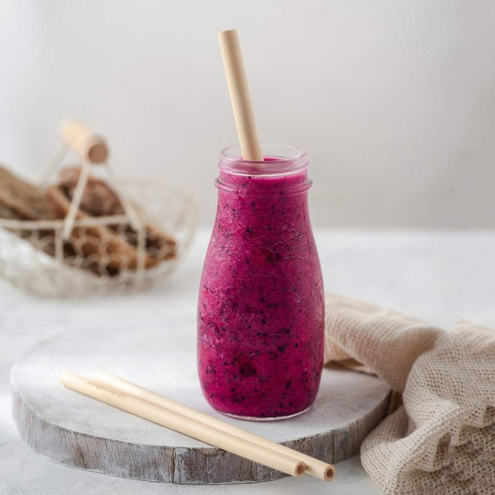 Bamboo Reusable Straws - Set of 20