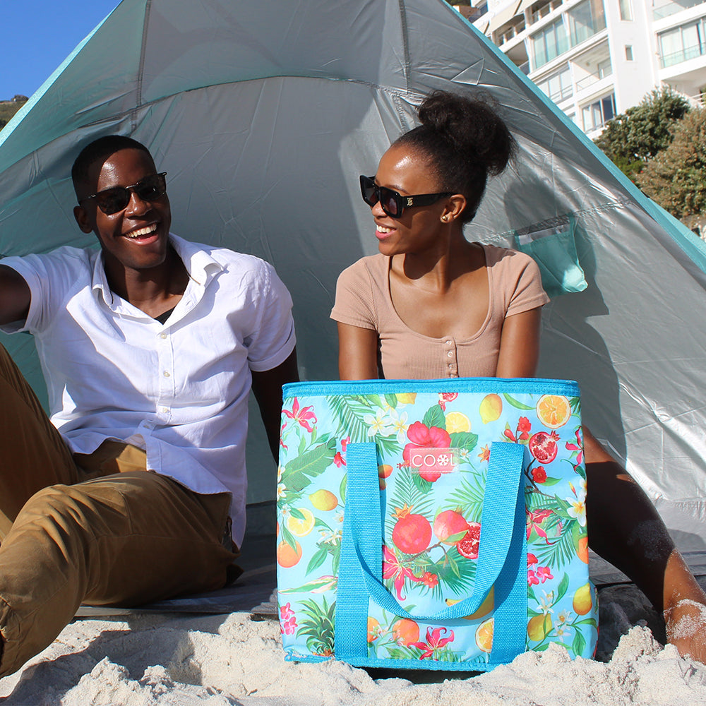 Cooler Bag Insulated with Handles - 16 Litres - Tropical Fruits Design