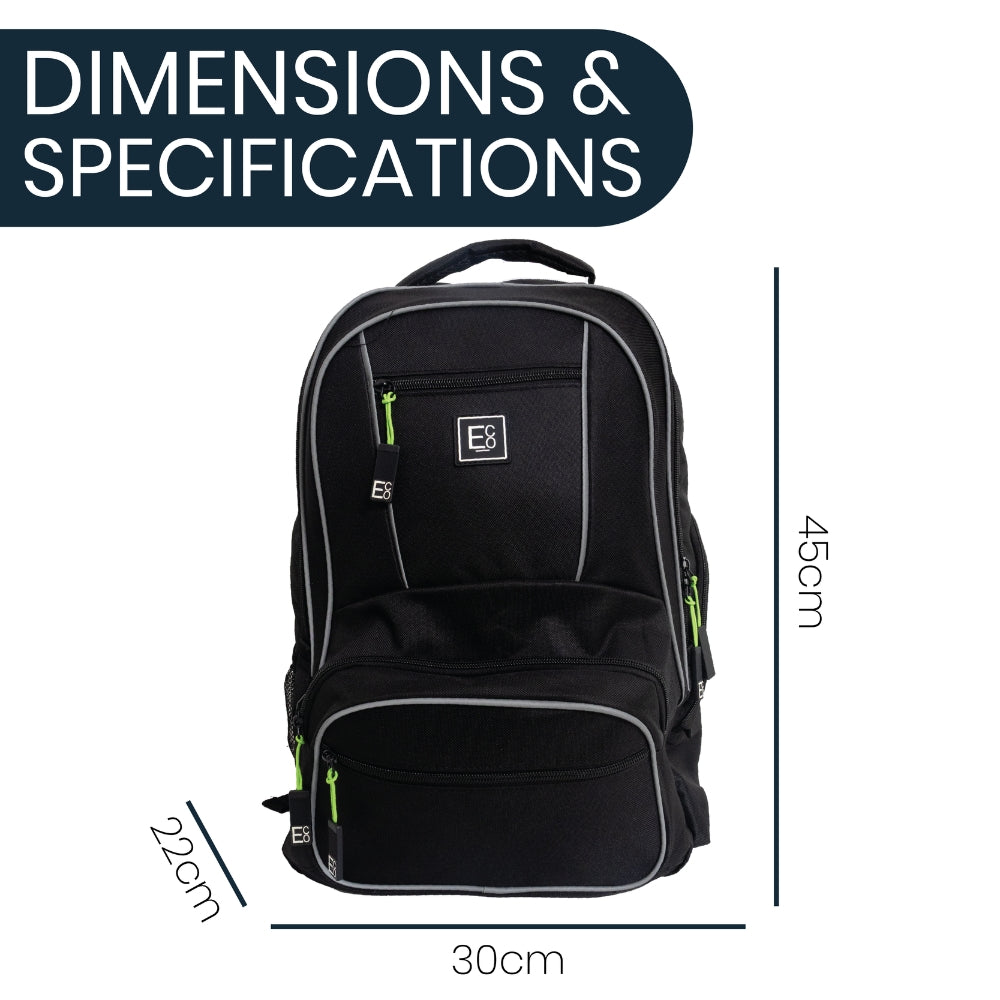 Laptop Backpack for Students - Navy Design
