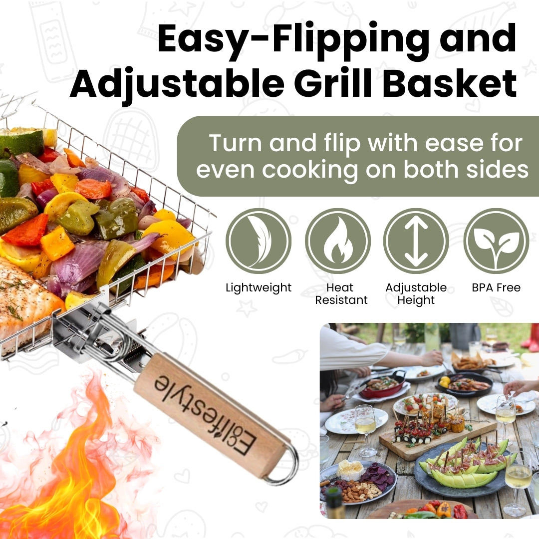 Portable Grill Basket