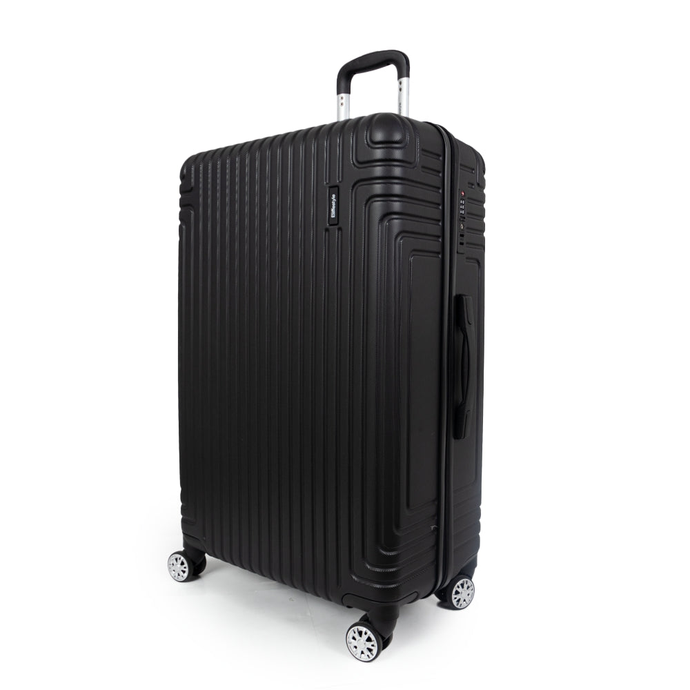 Madrid 2-Piece Hardshell Luggage Set (55cm & 75cm) – Matte Black