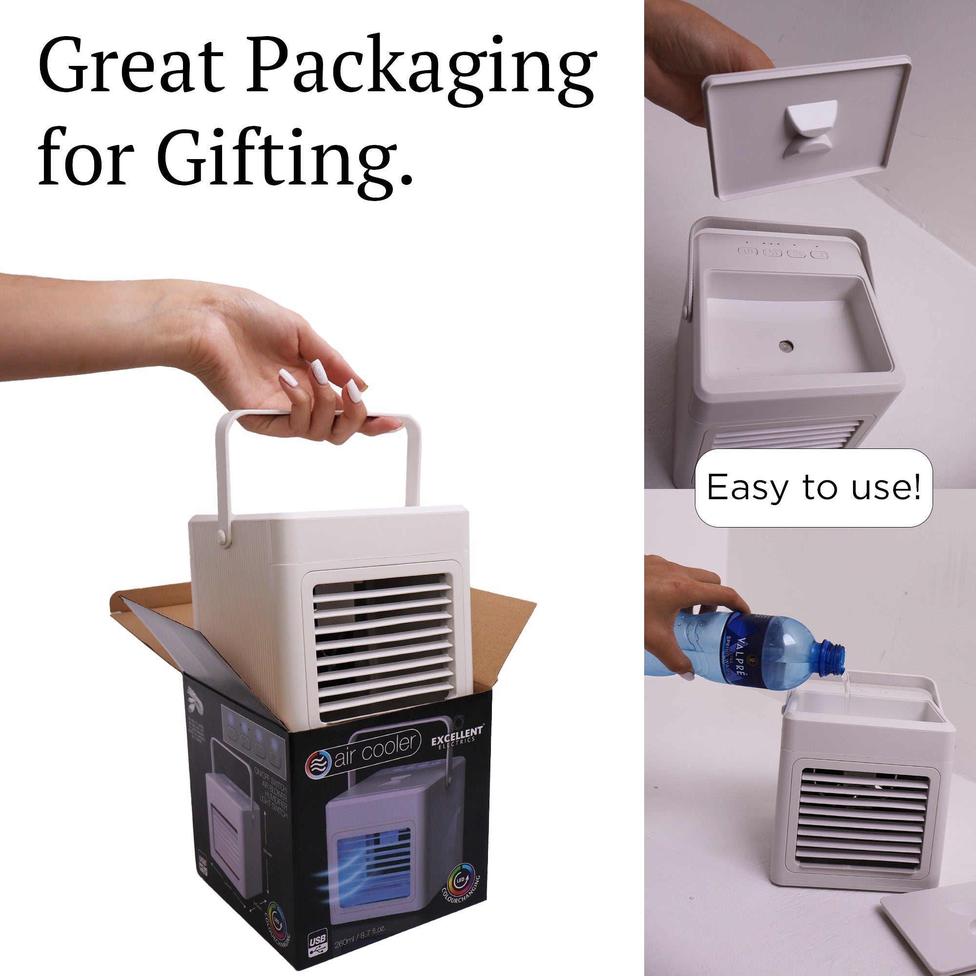Aircooler 260ML with Micro-USB Charging Port