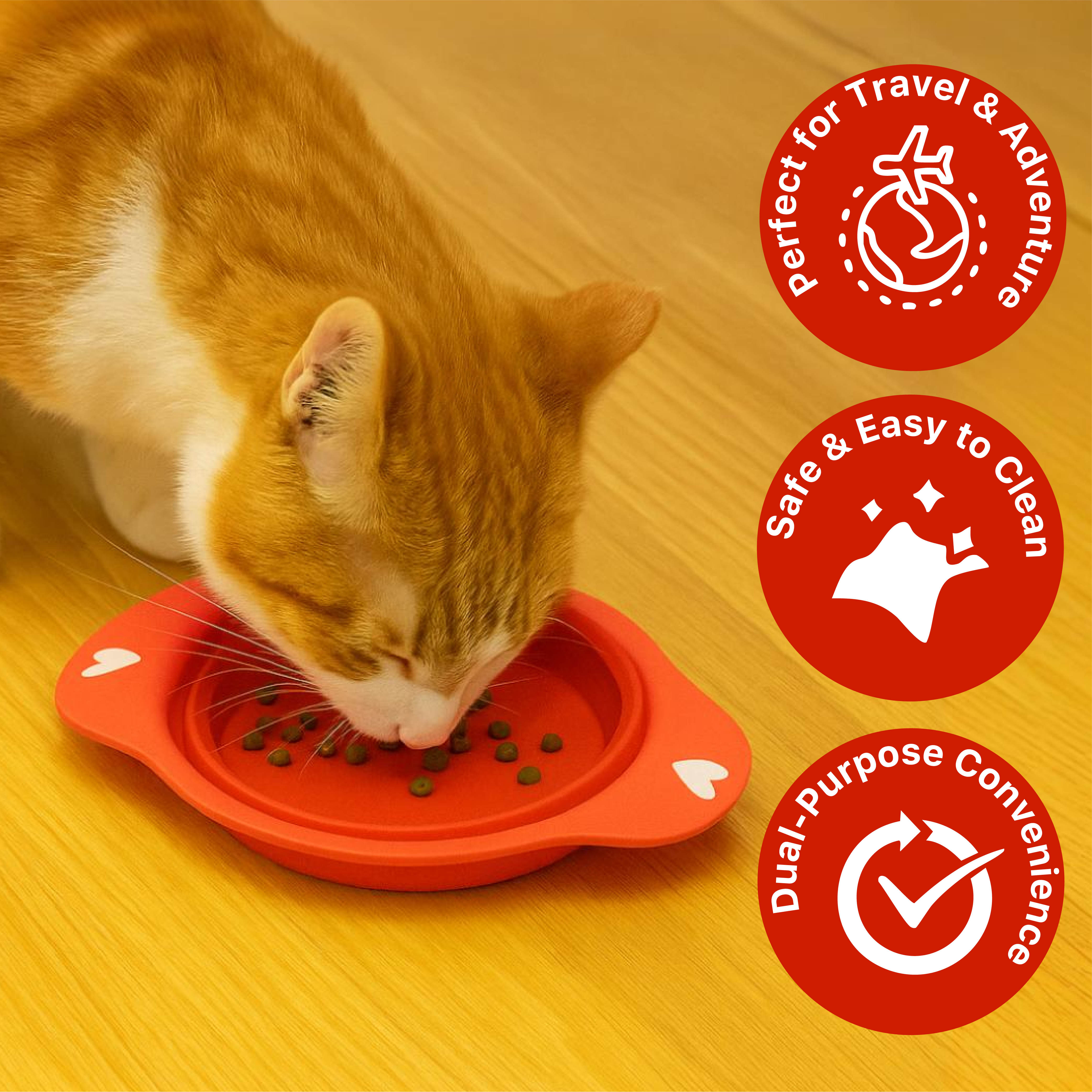 Pet Bowl - Silicone - Flatpack Design