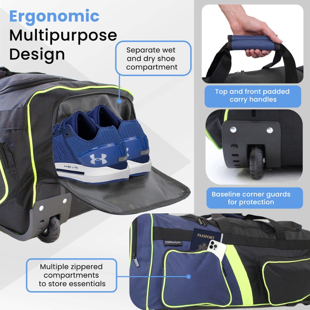 Multipurpose Travel Weekender Duffel Wheeler Bag