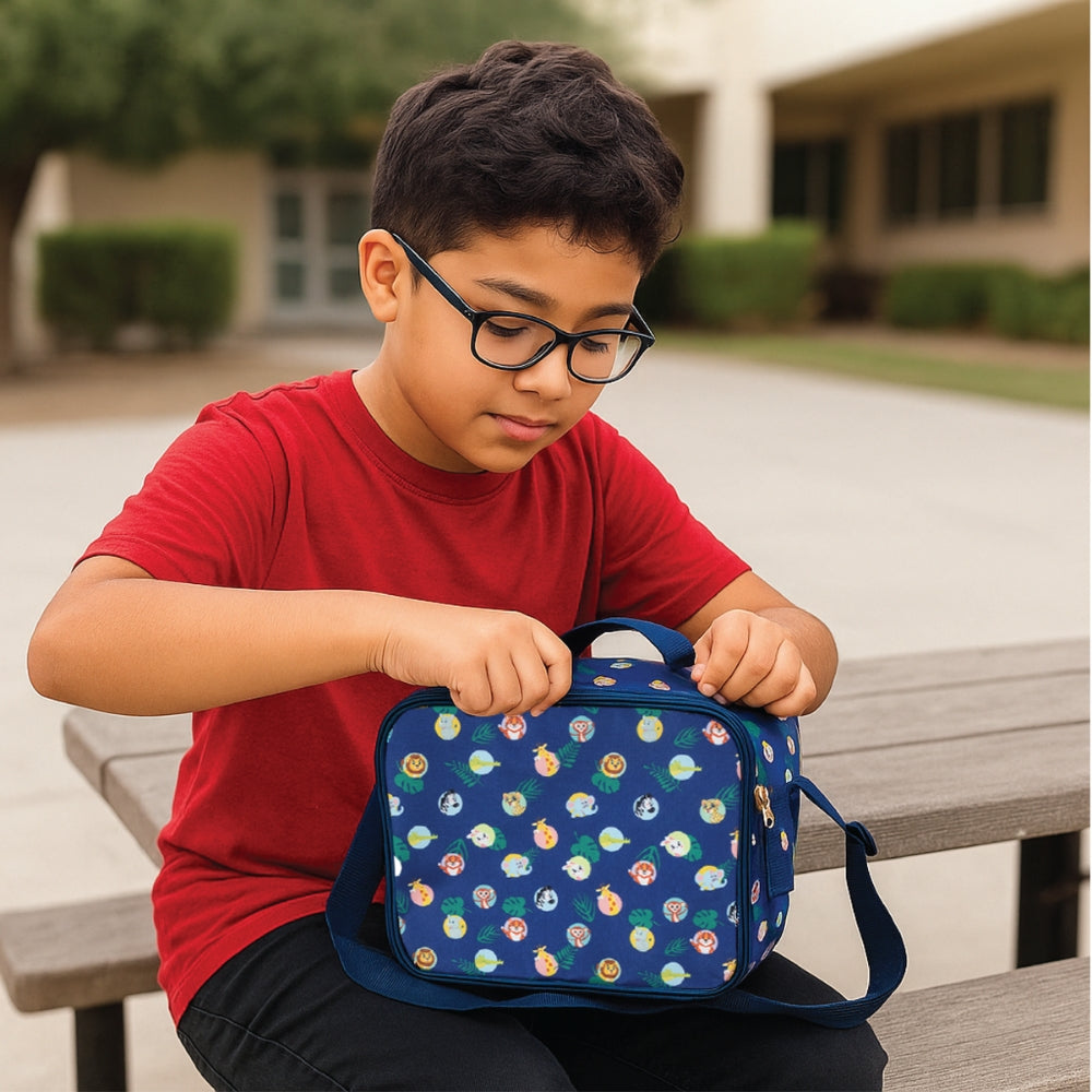 Junior Safari Backpack Set – 3-in-1 with Lunch & Pencil Bag
