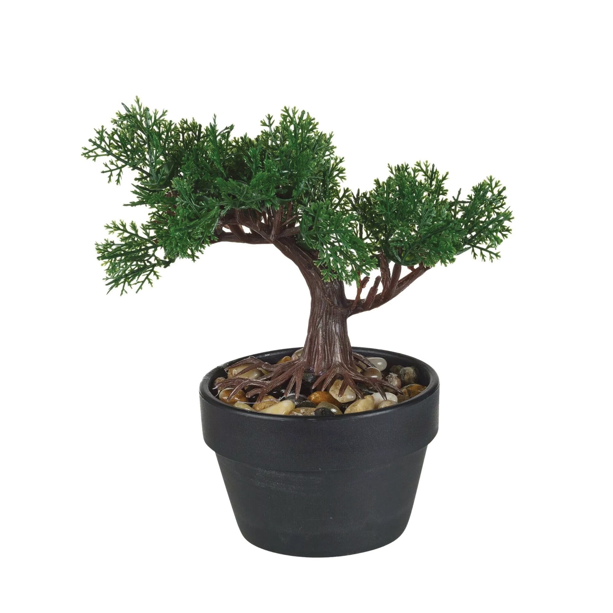 Artificial Bonsai Tree 19cm Natural Stones, Artificial Plant, Home Decor