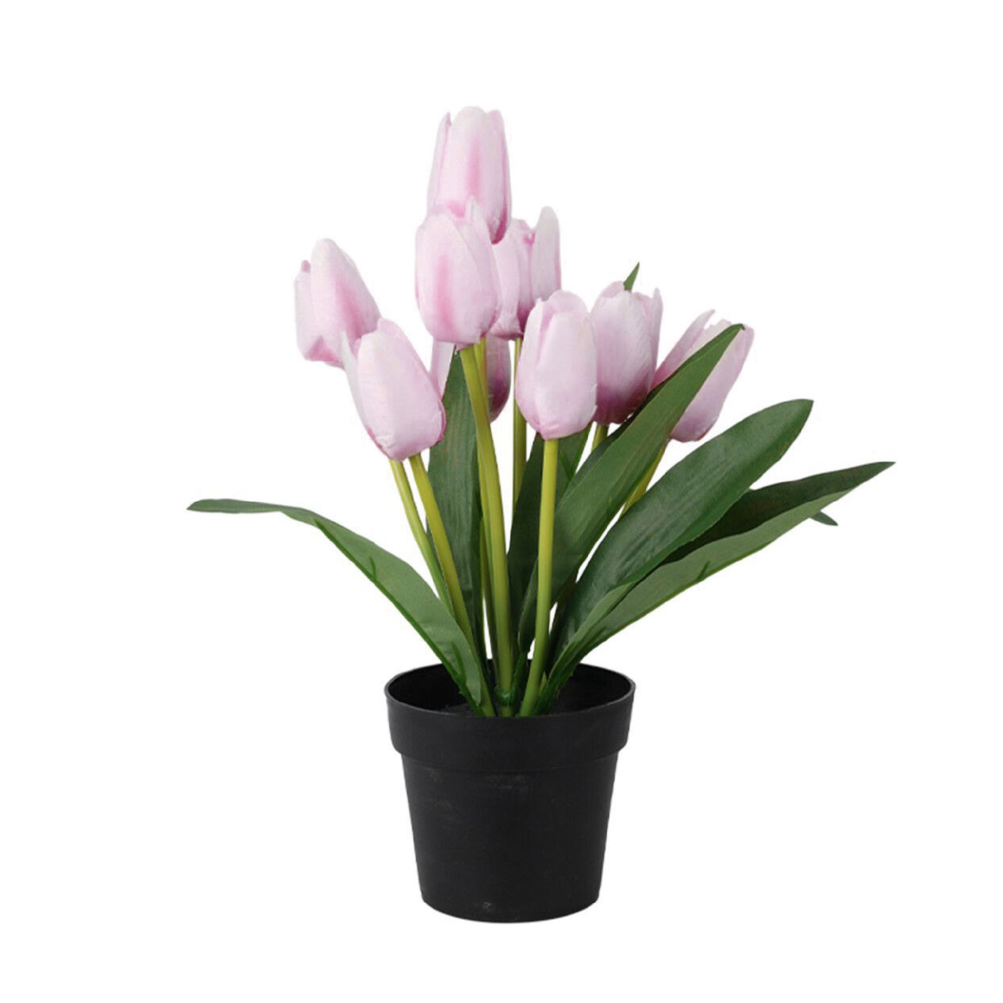 Artificial Plant Tulip in Pot – 6 Assorted Vibrant Colors, 22x30cm