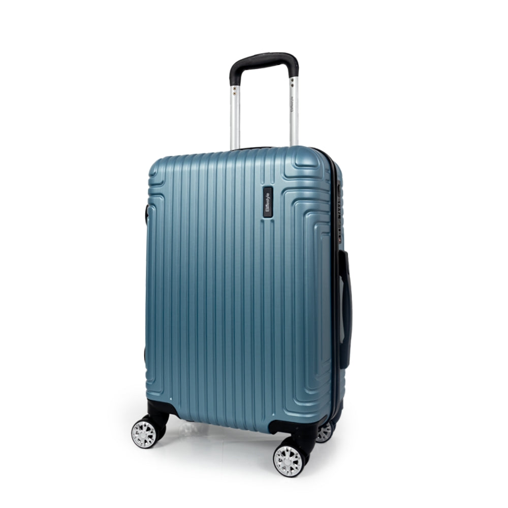 Madrid 2-Piece Hardshell Luggage Set (55cm & 75cm) – Soft Blue