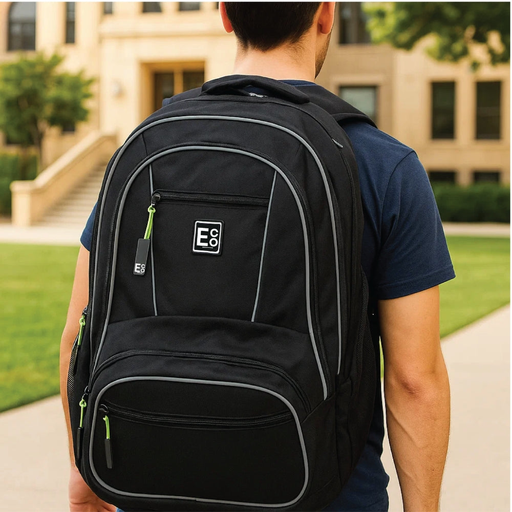 Laptop Backpack for Students - Navy Design
