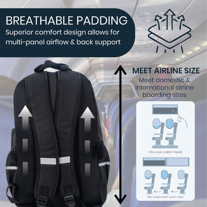 Student Backpack with Clip-on Pencil Case