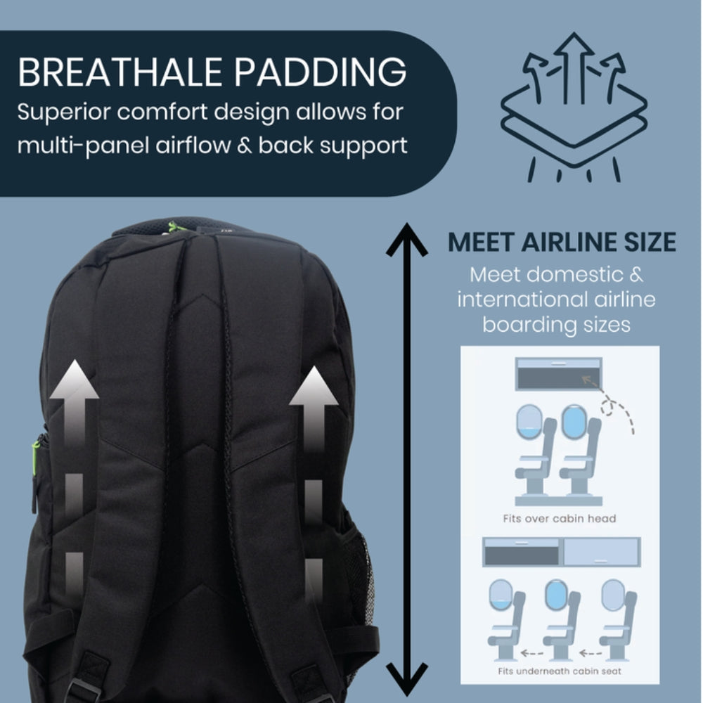 Laptop Backpack for Students - Navy Design