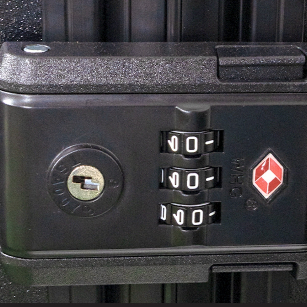 London Premium Zipper less Smart Hardshell Carry-On – Jet Black