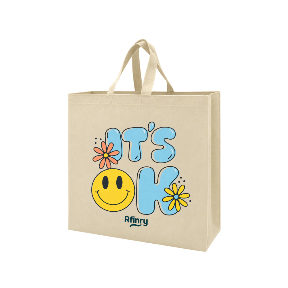 SHOP39 Medium Reusable Non-Woven Shopping Bag