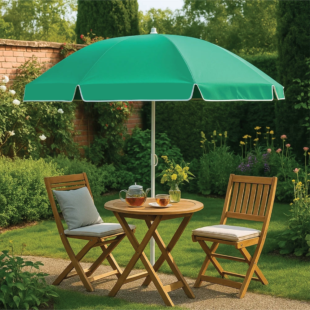 PVC Colorful Beach Umbrella – Portable Outdoor Umbrella Shade in 4 Colours