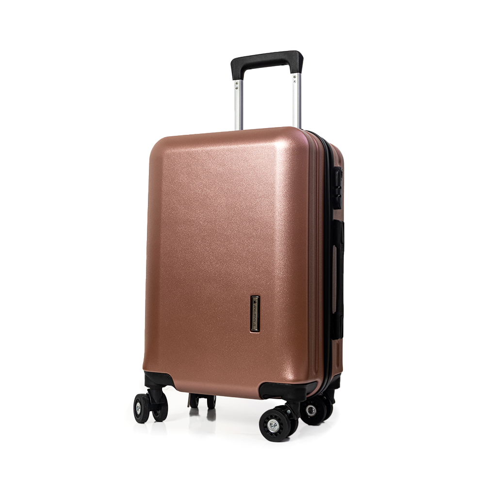 Madrid Anti-Scratch Hard Shell Carry-On Suitcase - Pink