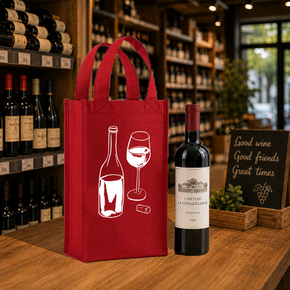 Reusable Non-Woven Liquor Bags | 70GSM, 3.5-30L