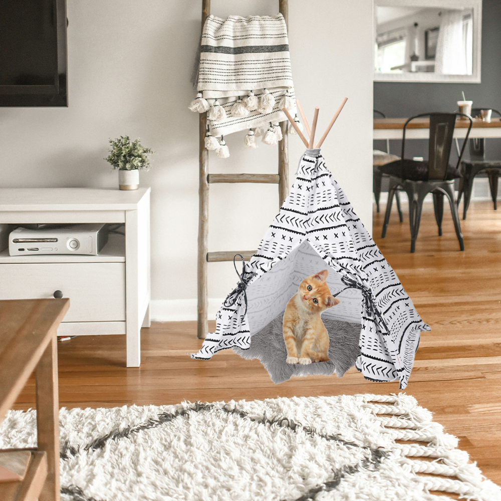 Natural Pet Tipi Tent