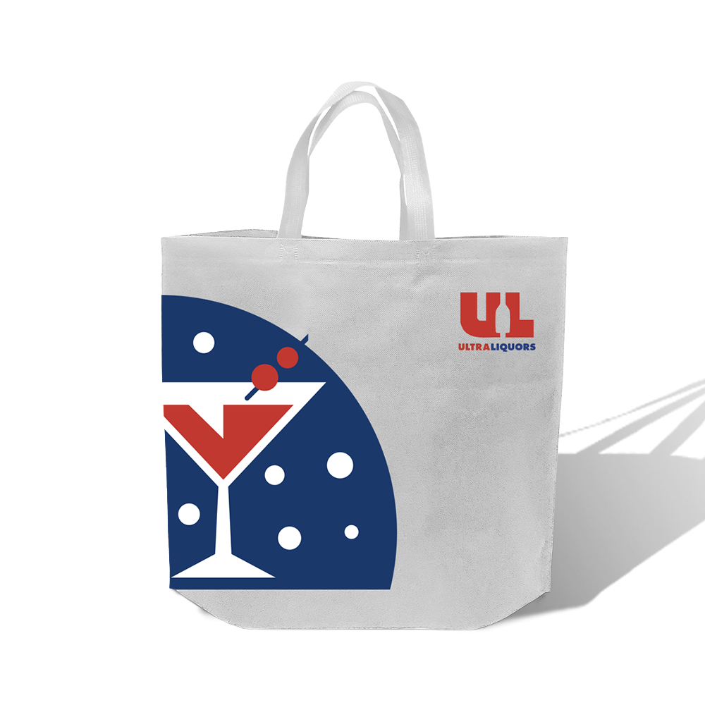 Reusable Non-Woven Liquor Bags | 70GSM, 3.5-30L