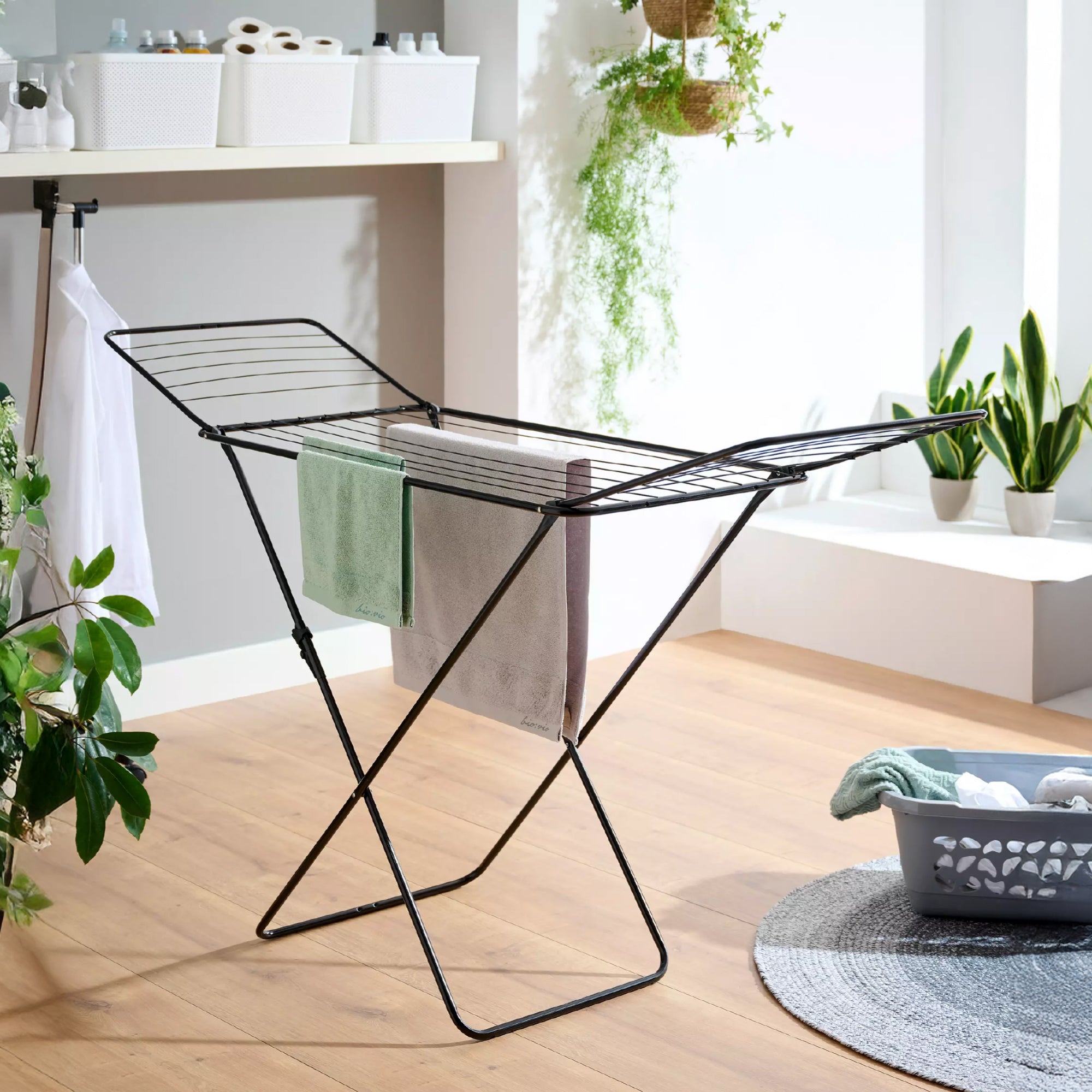 Foldable Clothes Drying Rack – 1.8m Drying Space Washing Line, Laundry Rack