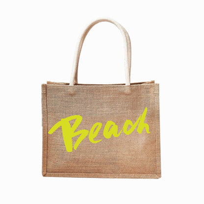 Assorted Print Reusable Jute Tote Bag | 300GSM, 18L