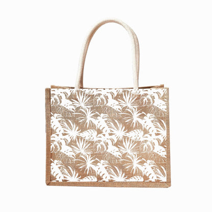 Assorted Print Reusable Jute Tote Bag | 300GSM, 18L