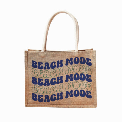 Assorted Print Reusable Jute Tote Bag | 300GSM, 18L