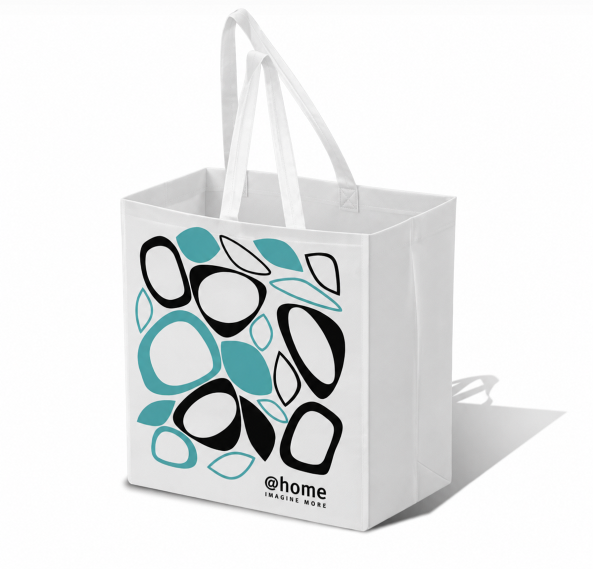 SHOP55 - Bolsa de compras reutilizable XXL de tela no tejida | 70 g/m², 76 l