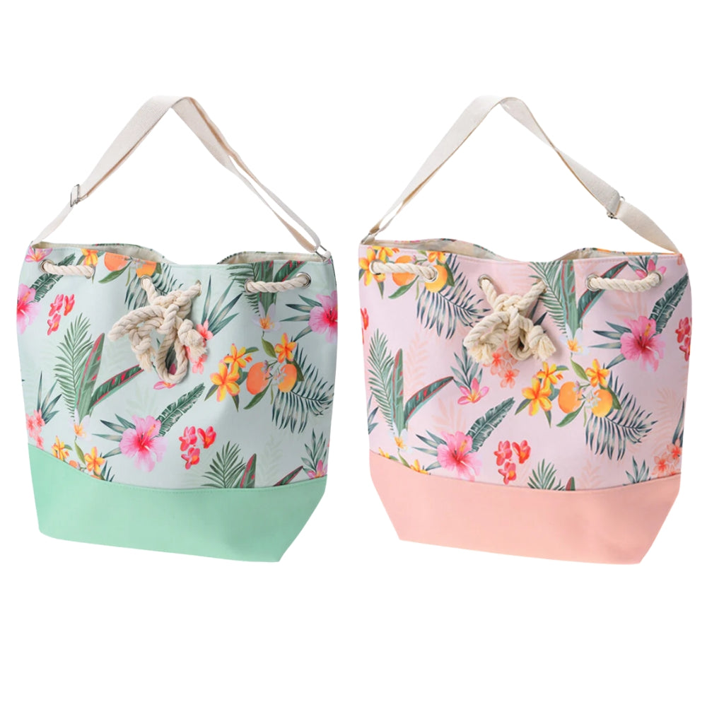 Tote Bag in Tropical Design