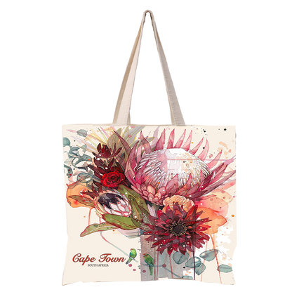 CAN02 - Bolsa de algodón reutilizable Protea | 270 g/m², 18 l